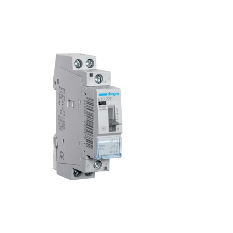 Contact J/N 25A, 1F+1O, 230V - AUTOMATISMES  HAGER ETC227
