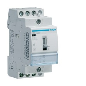 Contact sil J/N 25A, 3F, 230V - AUTOMATISMES  HAGER ETC325S