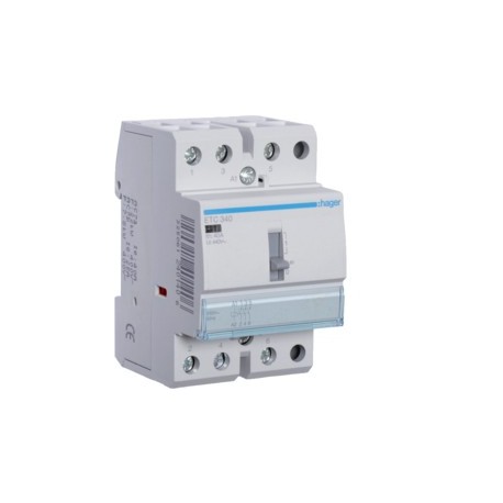Contact J/N 40A, 3F, 230V - AUTOMATISMES  HAGER ETC340
