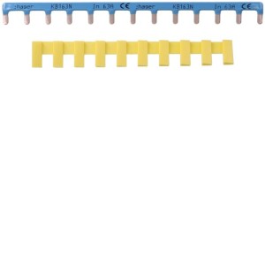 Barre pont. 1P 10mm² N 13M - CONNEXION  HAGER KB163N