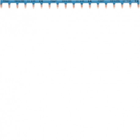 Barre pont. 1P lang. N 18M - CONNEXION  HAGER KB163NG