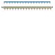 Barres pont. syst. SanVis 18M - CONNEXION HAGER KBS763G