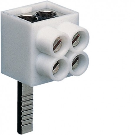 Borne rac.1P lang. 2x16mm² - CONNEXION  HAGER KF82A