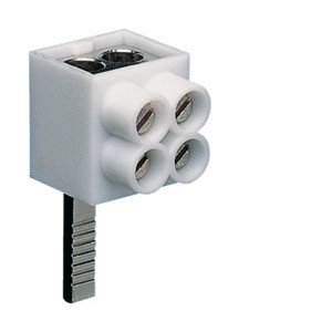 Borne rac.1P lang. 2x16mm² - CONNEXION  HAGER KF82A