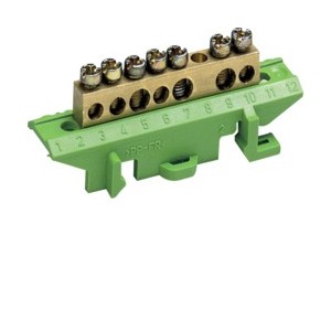 BARRETTE TERRE 3X16+4X10 - CONNEXION  HAGER KM07E