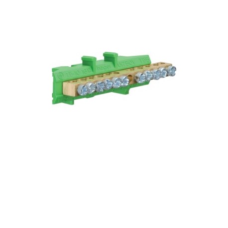 BARRETTE TERRE 5X16+6X1OMM - CONNEXION  HAGER KM11E
