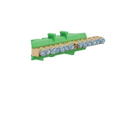 BARRETTE TERRE 6X16+7X1OMM - CONNEXION  HAGER KM13E