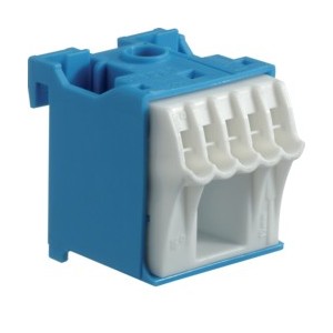 BOR. NEUTRE SANVIS 5X4+1X25 - CONNEXION  HAGER KN06N