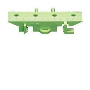SOCLE VERT/JAUNE POUR TERRE - CONNEXION  HAGER KZ013