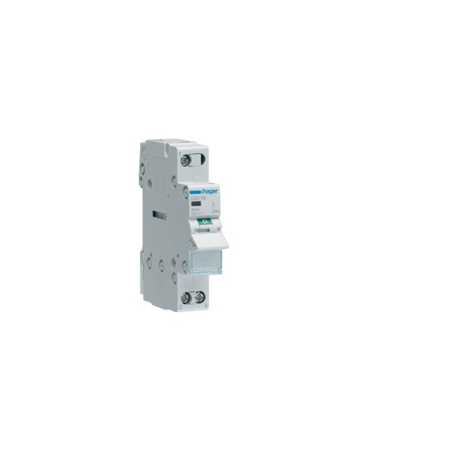 Interrupteur 1P 16A à voyant - COMMANDE SIGNAL  HAGER SBB116
