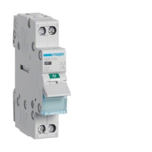 Interrupteur 2P 16A à voyant - COMMANDE SIGNAL  HAGER SBB216