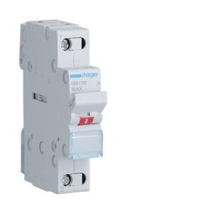 Interrupteur 1P 16A - COMMANDE SIGNAL  HAGER SBN116