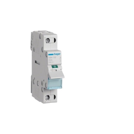 Interrupteur 1P 32A - COMMANDE SIGNAL  HAGER SBN132