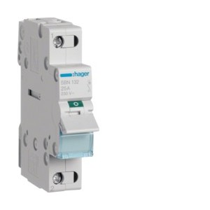 Interrupteur 1P 32A - COMMANDE SIGNAL  HAGER SBN132
