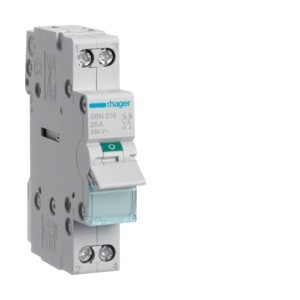 Interrupteur 2P 16A - COMMANDE SIGNAL  HAGER SBN216