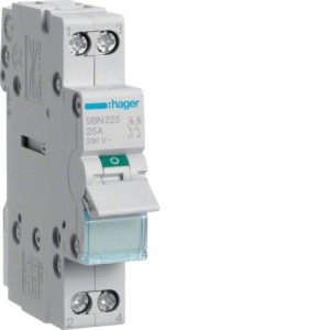 Interrupteur 2P 25A - COMMANDE SIGNAL  HAGER SBN225