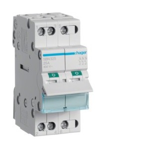 Interrupteur 3P 25A - COMMANDE SIGNAL  HAGER SBN325