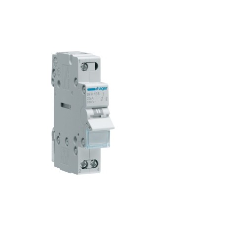 inverseur 1P 25A, amont, I-II - COMMANDE SIGNAL  HAGER SFH125