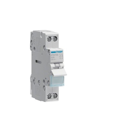 inverseur 1P 32A, I-II - COMMANDE SIGNAL  HAGER SFM132