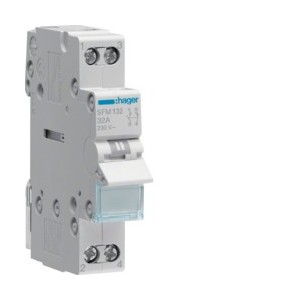 inverseur 1P 32A, I-II - COMMANDE SIGNAL  HAGER SFM132