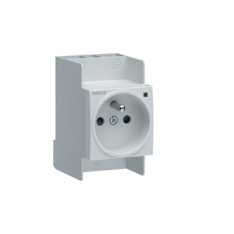 PC 16A 2P+T voyant SanVis (FR) - COMMANDE SIGNAL  HAGER SNS316