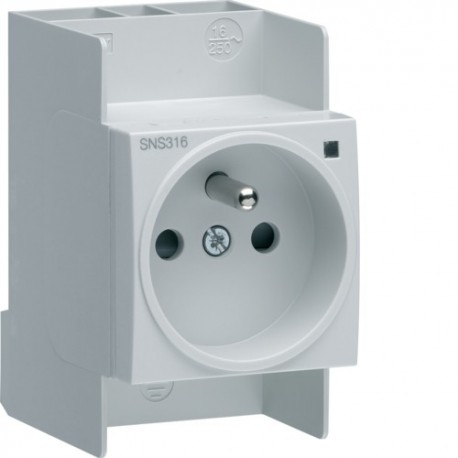 PC 16A 2P+T voyant SanVis (FR) - COMMANDE SIGNAL  HAGER SNS316