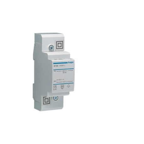 Transfo sonnerie 4VA 230/8-12V - COMMANDE SIGNAL  HAGER ST301