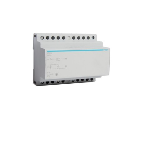 Transfo sécu 63VA 230/12-24V - COMMANDE SIGNAL  HAGER ST315