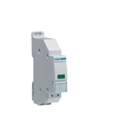 Voyant LED vert 230V SanVis - COMMANDE SIGNAL  HAGER SVS121B