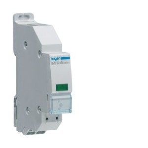 Voyant LED vert 230V SanVis - COMMANDE SIGNAL  HAGER SVS121B