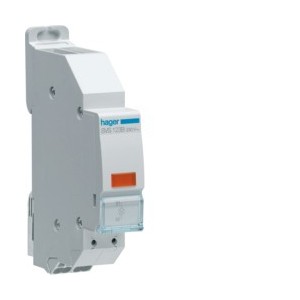 Voyant LED orange 230V SanVis - COMMANDE SIGNAL  HAGER SVS123B