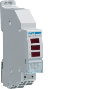 Voy. triple rouge 230V SanVis - COMMANDE SIGNAL  HAGER SVS127B
