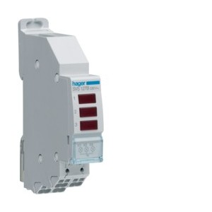 Voy. triple rouge 230V SanVis - COMMANDE SIGNAL  HAGER SVS127B