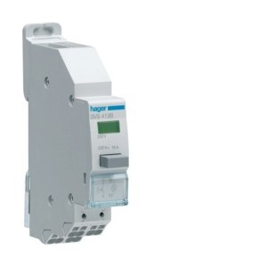 BP 1F acc+voy vert 230V SanVis - COMMANDE SIGNAL  HAGER SVS413B