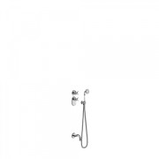 Kit thermostatique baignoire encastré avec fermeture et réglage du débit (2 voies)  - TRES 24235201