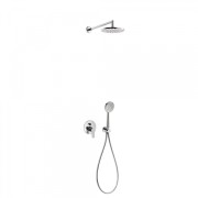 Kit douche à encastrer avec fermeture et réglage du débit - TRES 117175