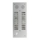 Plaque a.v alu 6mm 2r 20bp - URMET 7772/20