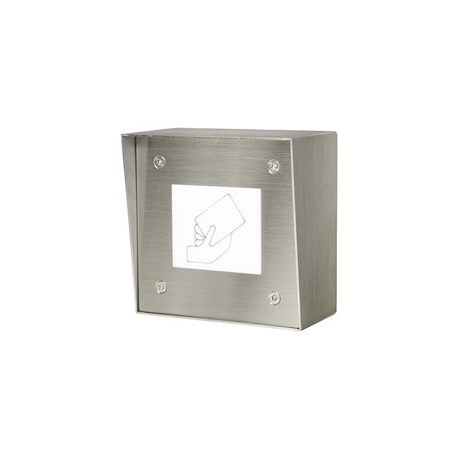 Boîtier inox saillie avec lecteur TERTIAIRE affleurant intégré VBSAFT - Aiphone 122010