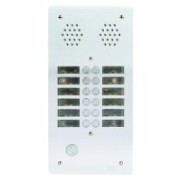 Plaque a.v alu 6mm 2r 12bp - URMET 7772/12