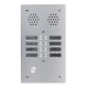 Plaque a.v alu 6mm 2r 08bp - URMET 7772/8