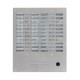 Plaque a.v alu 6mm 4r 44bp - URMET 7774/44