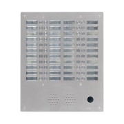 Plaque a.v alu 6mm 4r 44bp - URMET 7774/44