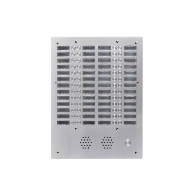 Plaque a.v alu 6mm 4r 52bp - URMET 7774/52