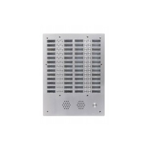 Plaque a.v alu 6mm 4r 52bp - URMET 7774/52