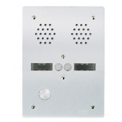 Plaq alu 6mm 2r 2bp - URMET 7772/2