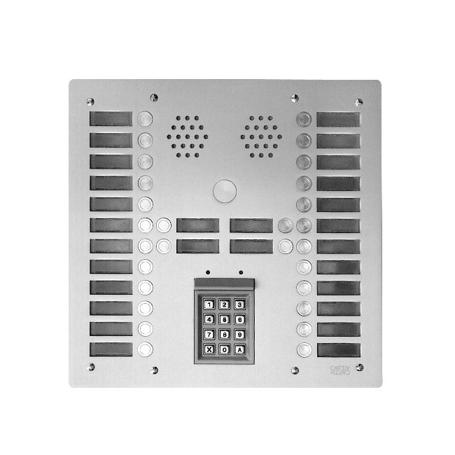 Plaq alu 6mm 4r 36t + s30 ecla - URMET 7774/36C