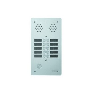 Plaque a.v alu 6mm 2r 10bp - URMET 7772/10