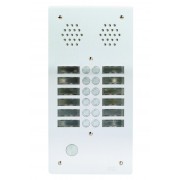 Plaque a.v alu 6mm 2r 12bp - URMET 7772/12