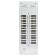 Plaque a.v alu 6mm 2r 24bp - URMET 7772/24