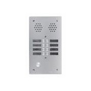 Plaque a.v alu 6mm 2r 08bp - URMET 7772/8